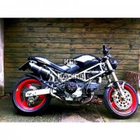 KGL Racing dempers DUCATI MONSTER 600-620-695-750-900-1000 - DOUBLE FIRE CARBON HIGH