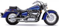 COBRA EXHAUST HONDA Aero 750 '04-07 / VT750C Shadow - FULL SYSTEM DRAG PIPES COBRA EXHAUST HONDA Aero 750 '04-07 / VT750C Shadow - FULL SYSTEM DRAG PIPES