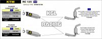 Arrow voor KTM RC 125 2015-2016 - Katalytisch gehomologeerde middenpijp