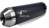 IXRACE voor KTM RC 200 (2015-2016) - uitlaat demper NEW PURE BLACK