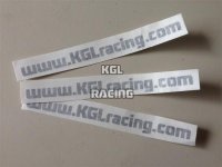 www.KGLracing.com sticker - klein