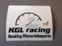 KGLracing speedo motorbike parts sticker