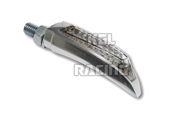 LED -Richtingaanwijzer / FPL ARC , chroom , heldere lens , E - keur LED -Richtingaanwijzer / FPL ARC , chroom , heldere lens , E - keur