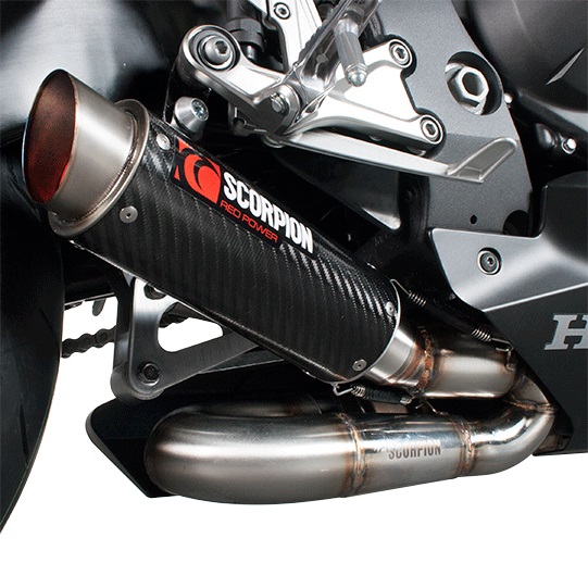 installation d'échappement tectonique cbr
