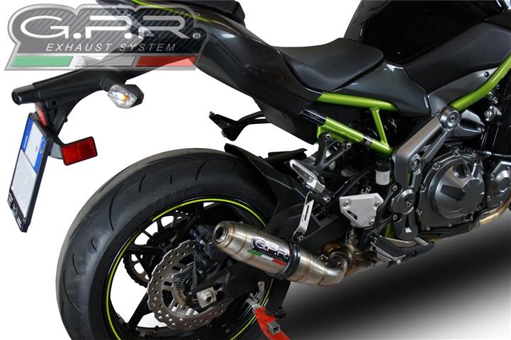 GPR EURO4 GEKEURDE DEMPER KAWASAKI Z 900 2017 - DEEPTONE INOX GPR EURO4 GEKEURDE DEMPER KAWASAKI Z 900 2017 - DEEPTONE INOX