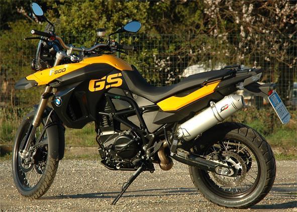 QD exhaust voor BMW F 650/800 GS '08-> - link pipe + alluminium demper set QD exhaust voor BMW F 650/800 GS '08-> - link pipe + alluminium demper set