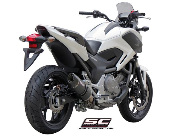SC Project demper HONDA NC 700 S / X / INTEGRA - Oval Inox Black SC Project demper HONDA NC 700 S / X / INTEGRA - Oval Inox Black