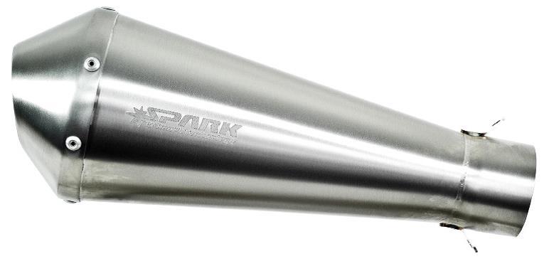 SPARK UNIVERSELE DEMPERS - Universal silencer D.60 L.33 -db killer included Megaphone s.steel-scotchbrite SPARK UNIVERSELE DEMPERS - Universal silencer D.60 L.33 -db killer included Megaphone s.steel-scotchbrite