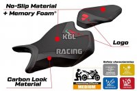 Seat cover compatible Ducati Panigale V2 2025 - model Asia Comfort System - WITH LOGO - Black