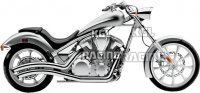 COBRA SPEEDSTER SWEPT Echappement HONDA VT1300CX Fury/VT1300CR Stateline/ - Chrome