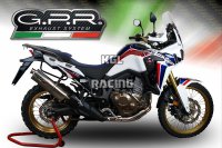 GPR for Honda Crf 1000 L Africa Twin 2015/2017 Euro3 - Homologated Slip-on - Trioval