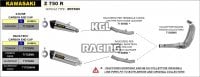 Arrow for Kawasaki Z 750 R 2011-2014 - Mid-pipe for Race-Tech silencers