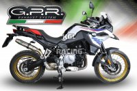 GPR pour Bmw F 850 Gs - Adventure 2018/20 Euro4 - Homologer Slip-on - Deeptone Inox