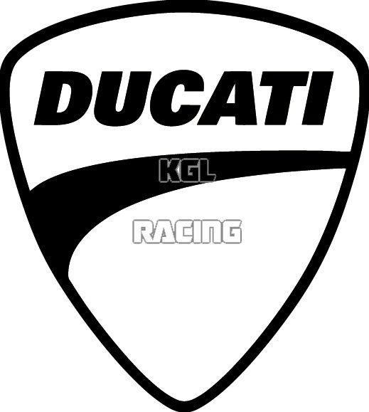 DUCATI (logo) auto collant - Cliquez sur l'image pour la fermer