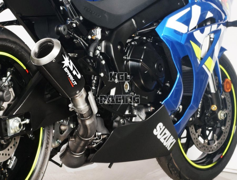 SPARK for SUZUKI GSX R 1000 (17-) - slip-on MotoGP dark style - Click Image to Close