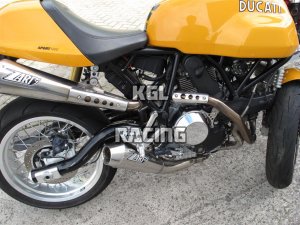 ZARD voor Ducati Sport Classic / Paul Smart / Classic 1000 Racing Volledige uitlaat 2-2 INOX