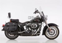 FALCON voor HARLEY DAVIDSON SOFTAIL Heritage Classic 103 (FLSTC) 2012-2016 - FALCON Double Groove slip on demper (2-2)