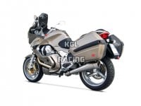 ZARD pour Moto Guzzi Norge 1200 Bj. 11-> Homologer Slip-On silencieux 2-1 konisch round INOX