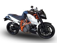 GPR voor Ktm Superduke 990 - R 2004/12 - Gekeurde Dubbele slip-on Demper - Gpe Ann. Poppy