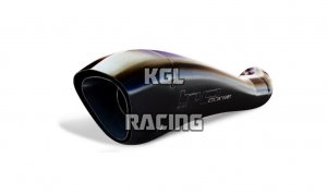 HP CORSE for KTM DUKE 390 - Silencer HYDROFORM (RACE) Inox black