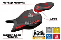 Seat cover compatible Ducati Panigale V2 2025 - model Asia - WITH LOGO - Red