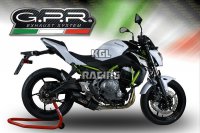 GPR voor Kawasaki Z 650 2021/2022 Euro5 - Gekeurde met katalisator Volledige uitlaat - Furore Evo4 Nero