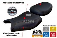 Zadelhoes compatibel met Suzuki GSX R 1300 Hayabusa 2021 - 2025 - model Denia - ZONDER LOGO - Oranje