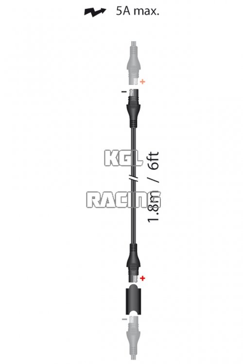 Charge extension lead (1,8m/6ft) (No.3) , SAE connection - Click Image to Close