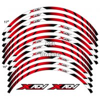 Wheel Rim stickers Honda X-ADV 750 RED