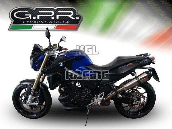 GPR for Bmw F 800 R 2009/14 - Homologated Slip-on - Gpe Ann. Titaium - Click Image to Close