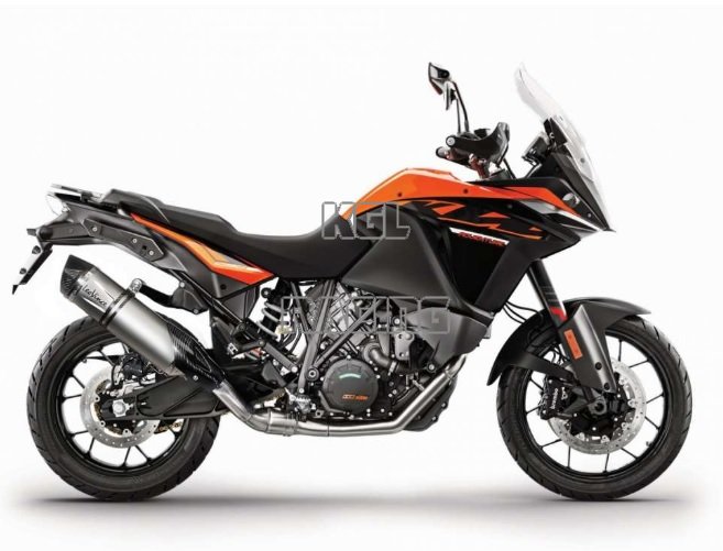 LEOVINCE for KTM 1090 ADVENTURE/R 2017-> - SLIP-ON LV ONE EVO STAINLESS STEEL - Click Image to Close