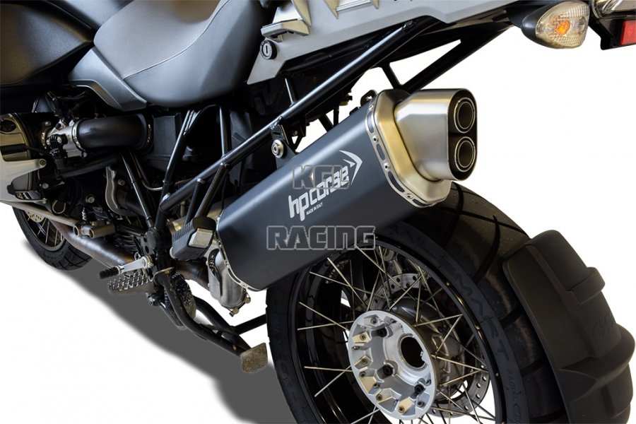 HP CORSE for BMW R1200GS/ ADV '04-'09 - Silencer 4-TRACK BLACK - Click Image to Close
