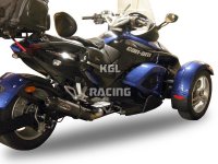 GPR for Can Am Spyder 1000 i.e. Rs 2010/12 - Homologated with catalyst Slip-on - Gpe Ann. Poppy