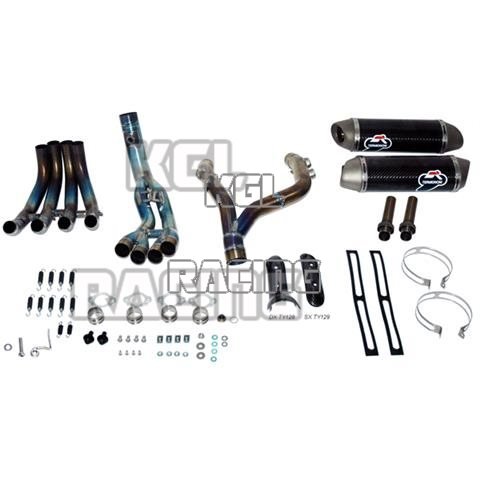 TERMIGNONI FULL SYSTEM 4X2X1X2 for Yamaha R1 09->12 OVALE -INOX/TITANE - Click Image to Close
