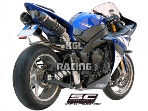 SC Project dempers YAMAHA YZF R1 '09-14 - Oval Inox Black