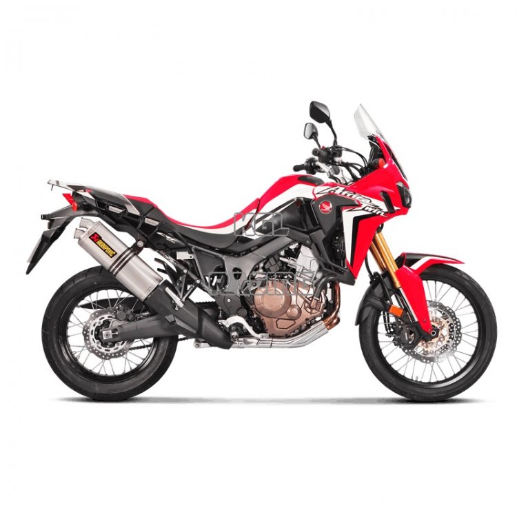 Akrapovic for HONDA CRF1000L Africa Twin '16->19 Titanium silencer not homologated - Click Image to Close