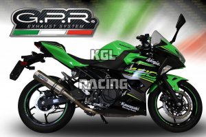 GPR voor Kawasaki Ninja 400 2018/22 - Racing Volledige uitlaat - M3 Titanium Natural