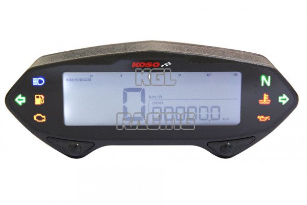 KOSO Race dashbord - Model: DB01RN, speedo/tachometer - Klik op de afbeelding om het venster te sluiten
