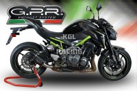 GPR voor Kawasaki Z 900 2017/19 Euro4 (>2021 for USA only) - Gekeurde slip-on Demper - Furore Evo4 Nero