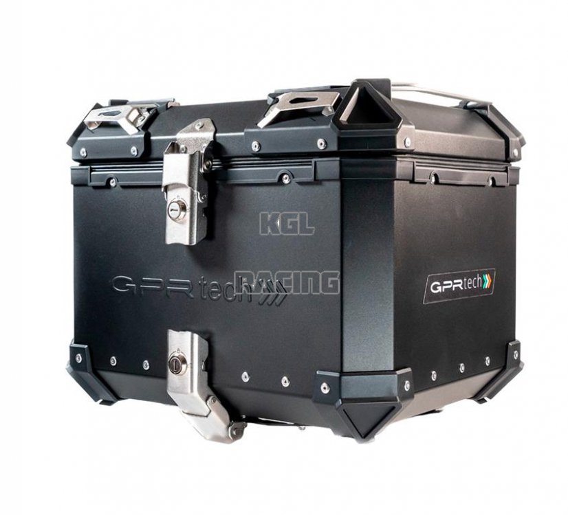 Top Case GPR TECH TOP CASE ALPI-TECH 45 LT. BLACK Top case in aluminum, black color with universal plate included Capacity 45 LT. - Click Image to Close