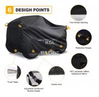ATV cover, size XL, Polyester, black