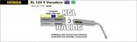 Arrow pour Honda XL 125 V VARADERO 2001-2012 - Silencieux Off-road Thunder Aluminum homologue