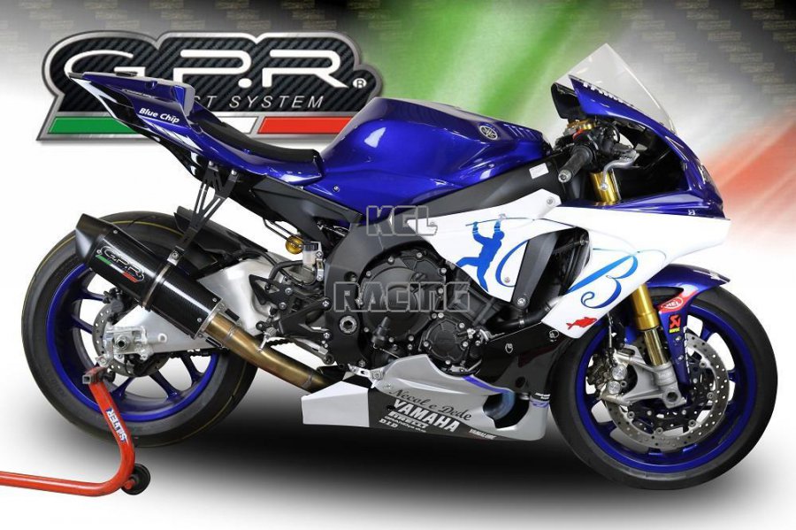 GPR for Yamaha Yzf R1/R1-M 2015-16 - Racing Slip-on - Furore Nero - Click Image to Close