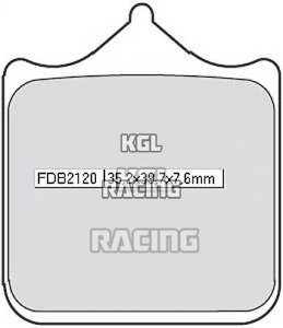 Ferodo Plaquette de frein Aprilia RSV Mille R (RR000) 2004-2005 - Avant - FDB 2120 RACE SinterGrip Avant XRAC