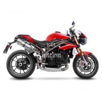 LEOVINCE pour TRIUMPH SPEED TRIPLE 1050 R/S '16-'17 - LV ONE EVO INOX (PAIR)