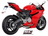 SC Project exhaust DUCATI PANIGALE 899 - Collector Pipe With CR-T Silencer carbon