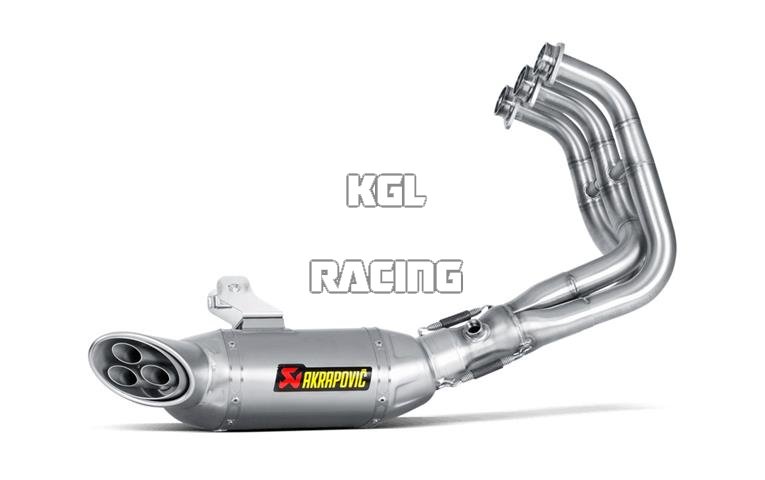 Akrapovic for YAMAHA MT-09 TRACER '15-> Compl. Systeem/Ligne Complete Titanium silencer homologated - Click Image to Close