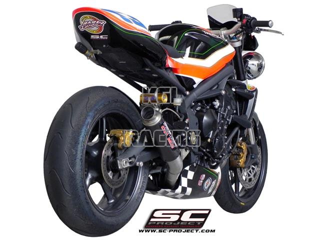 SC Project exhaust Triumph Street Triple 675 '07-'12 - Full system GP-M2  Carbon [T02-C18C] : The online motor shop for all bike lovers, Quality  Motorbike Parts