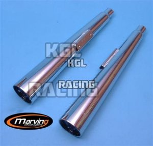 MARVING Silencers HONDA CM 400 C CUSTOM - Marvi Chromium