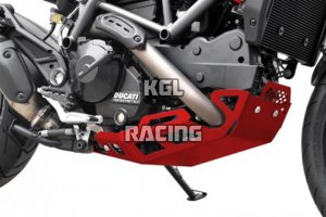 IBEX motor beschermings plaat Ducati Hypermotard / Hyperstrada 821 Bj. 2013- rood